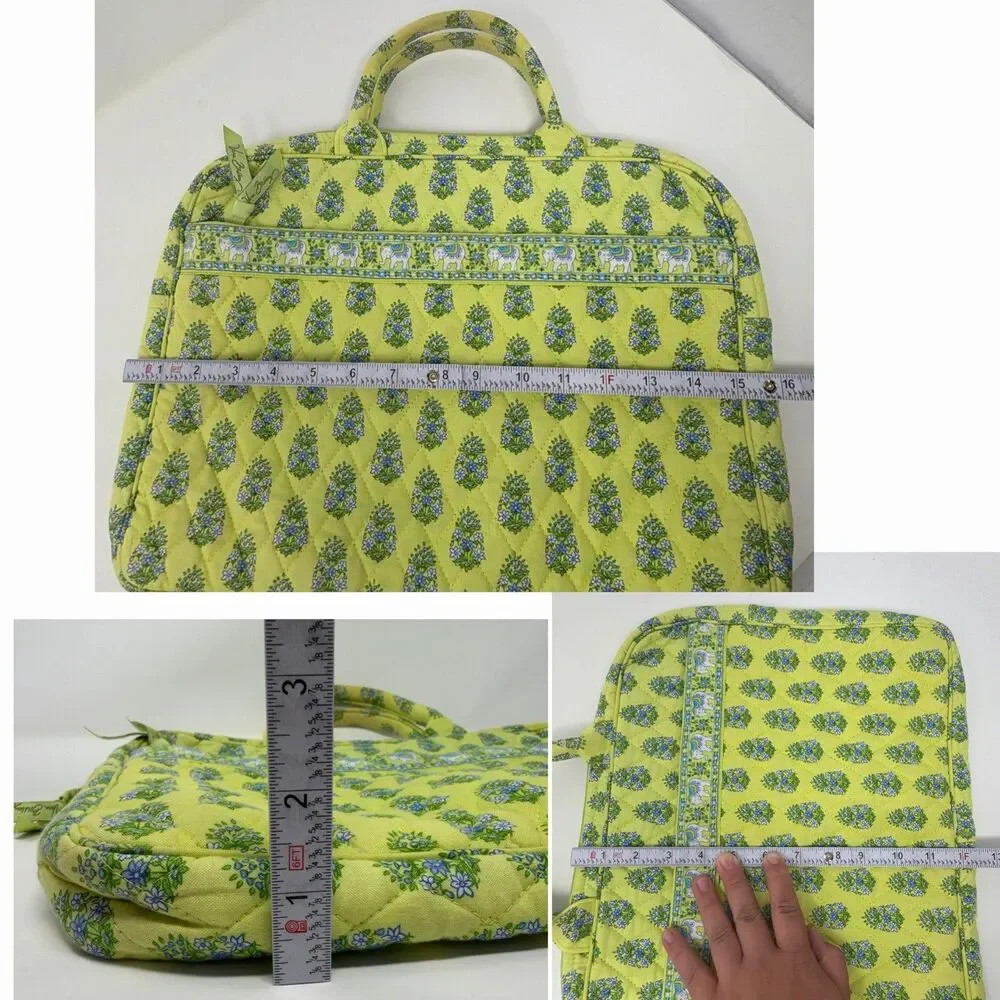 Vera Bradley Citrus Laptop Case Bag Elephant Floral Retired Spring 2006